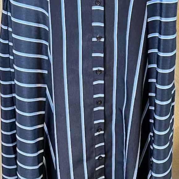 Tommy Hilfiger Striped Midi Shirt Dress - Picture 7 of 9